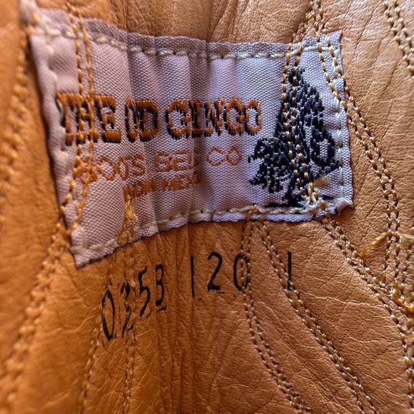 Old Gringo Brown and Tan Heeled Boots Vintage 8.5 - Picture 7 of 9